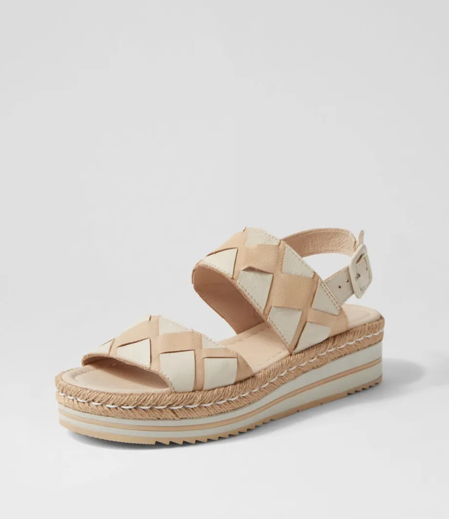 Acke Camel Almond Leather Sandals<DJANGO & JULIETTE Online