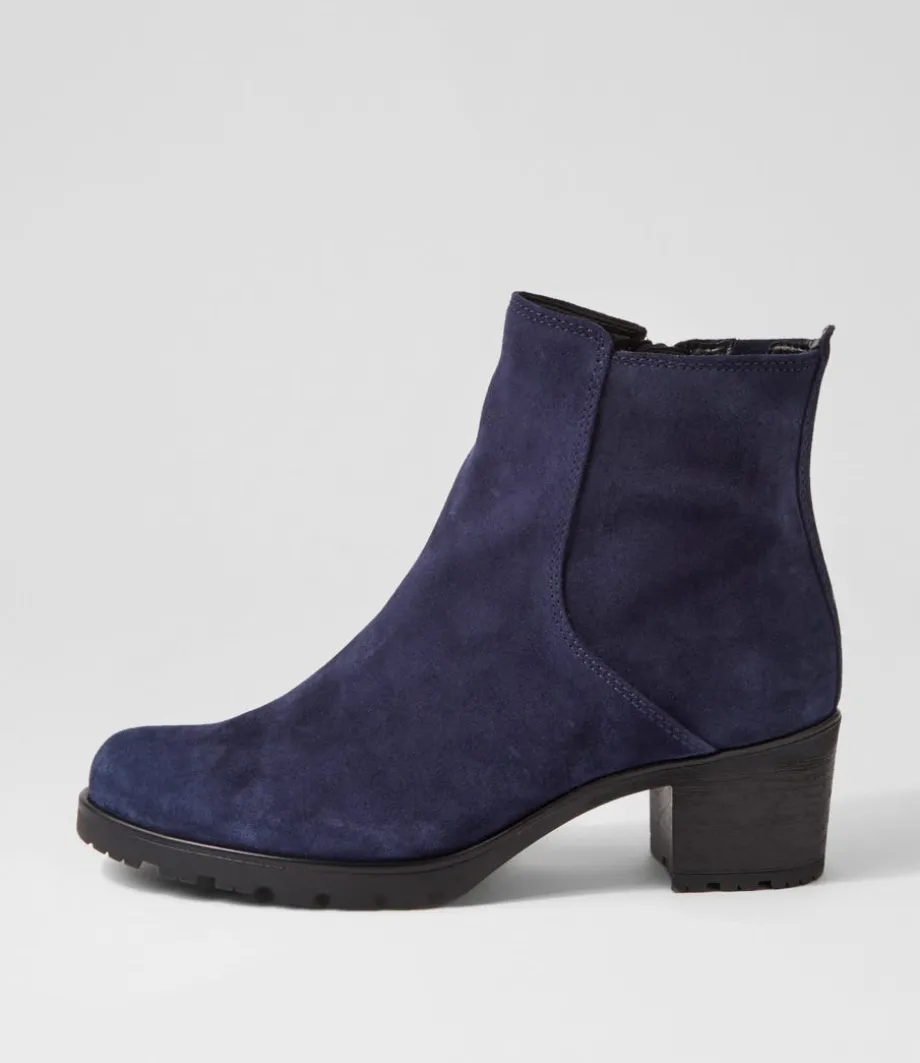 Agnes Marine Suede Chelsea Boots<GABOR Fashion