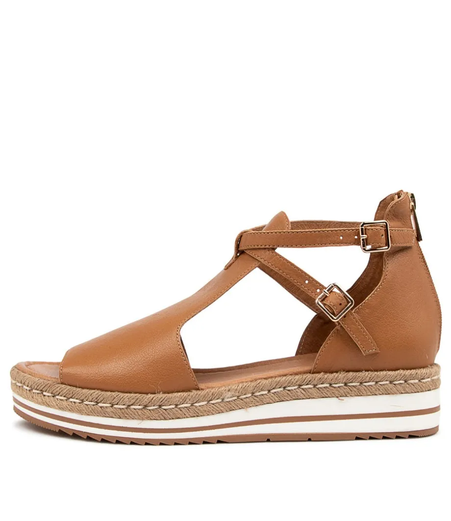 Alexys Lrg Dk Tan Leather<DJANGO & JULIETTE Online