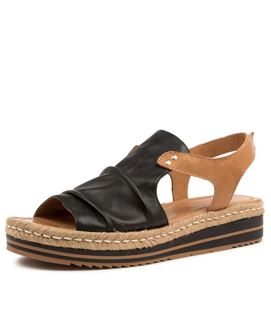 Alora Lrg Black-Dk Tan<DJANGO & JULIETTE Clearance