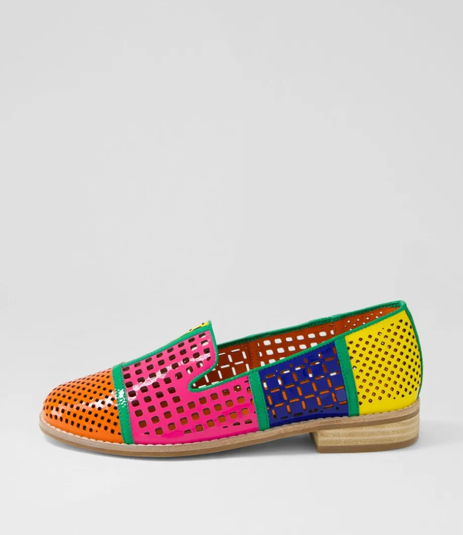 Alycia Bright Multi Patent Loafers<DJANGO & JULIETTE Discount