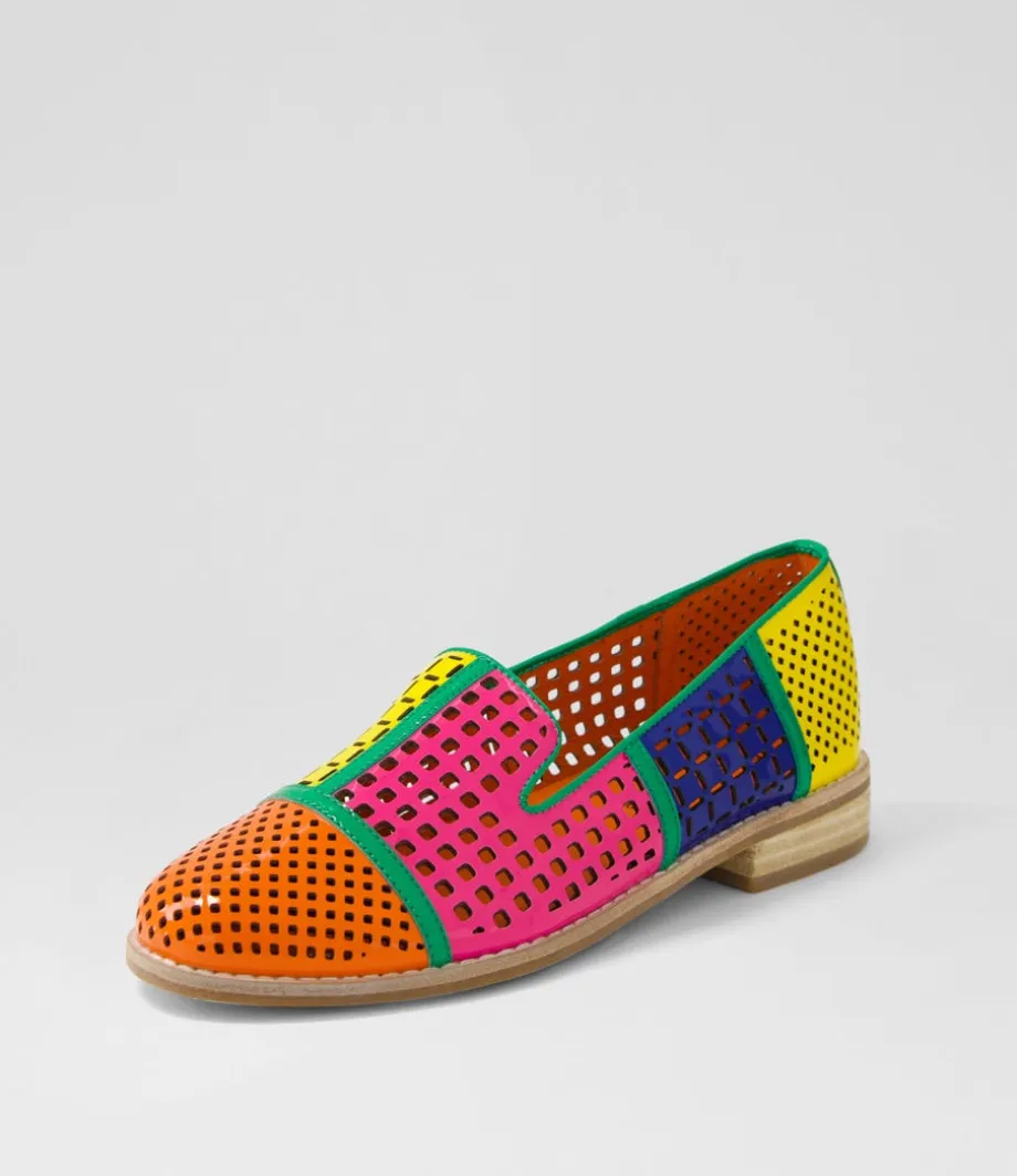 Alycia Bright Multi Patent Loafers<DJANGO & JULIETTE Discount