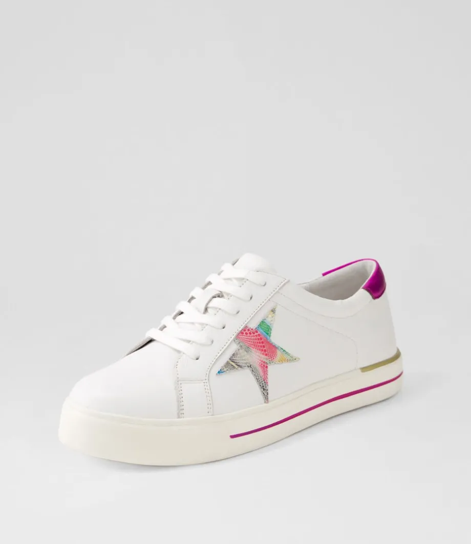 Alysia W White Multi Dot Sneakers<ZIERA Discount