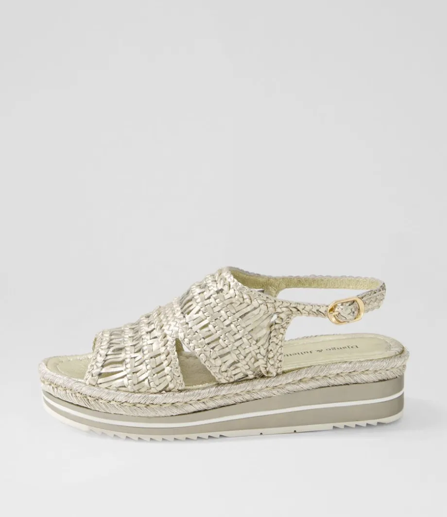 Amiri Platinum Rope Woven Sandals<DJANGO & JULIETTE Sale
