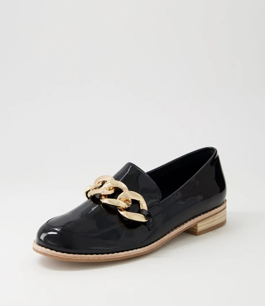 Ampard Black Patent Leather Loafers<DJANGO & JULIETTE Cheap