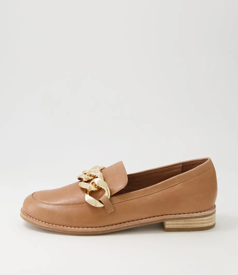 Ampard Cappuccino Leather Loafers<DJANGO & JULIETTE Sale