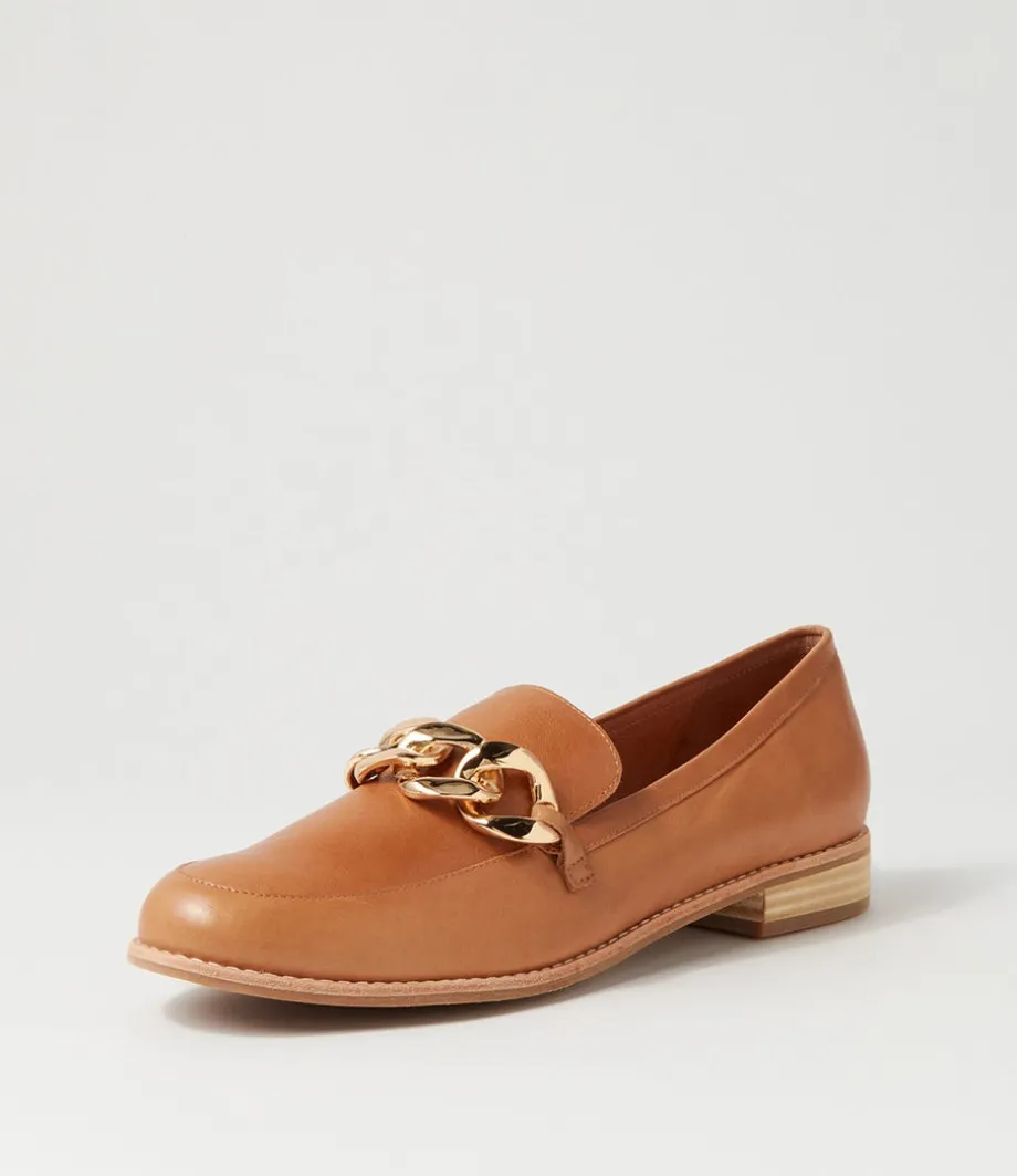 Ampard Lrg Tan Leather Loafers<DJANGO & JULIETTE Cheap