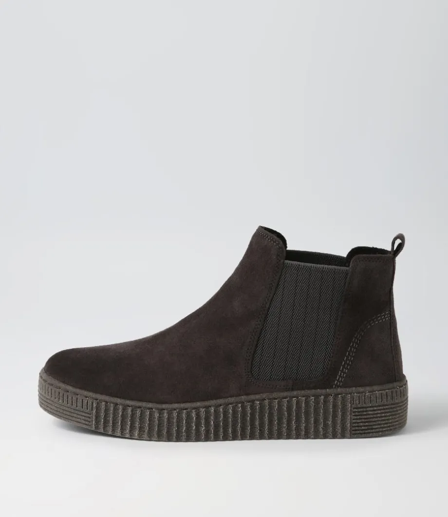 Angels Pepper Grau Suede Chelsea Boots<GABOR Cheap