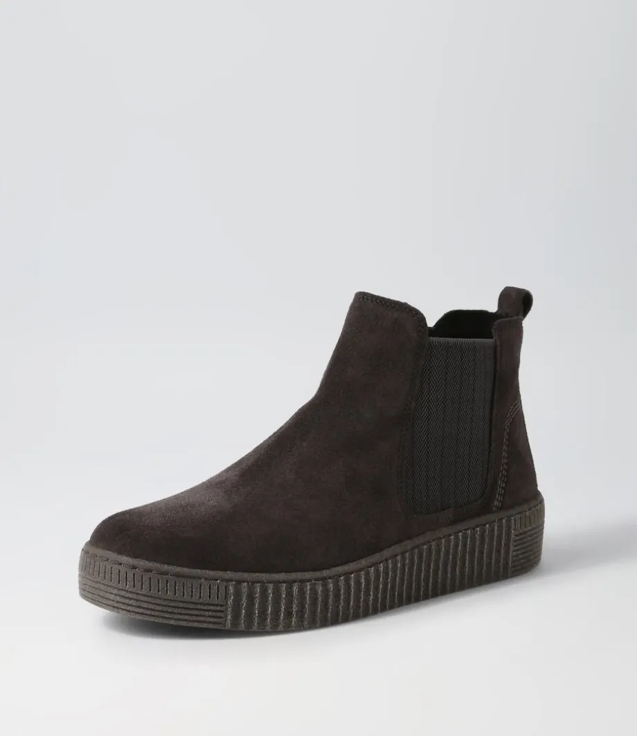 Angels Pepper Grau Suede Chelsea Boots<GABOR Cheap
