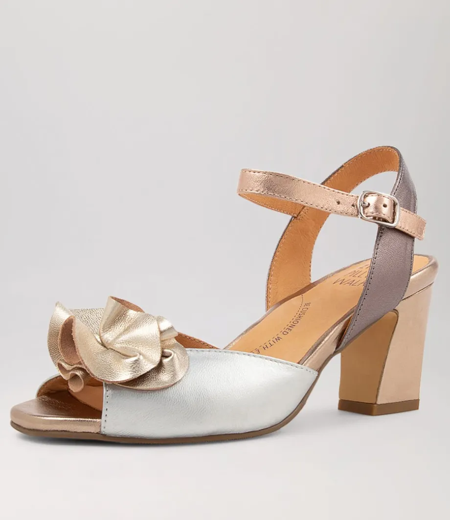 Antonia W Metallic Multi Leather Sandals<ZIERA Outlet