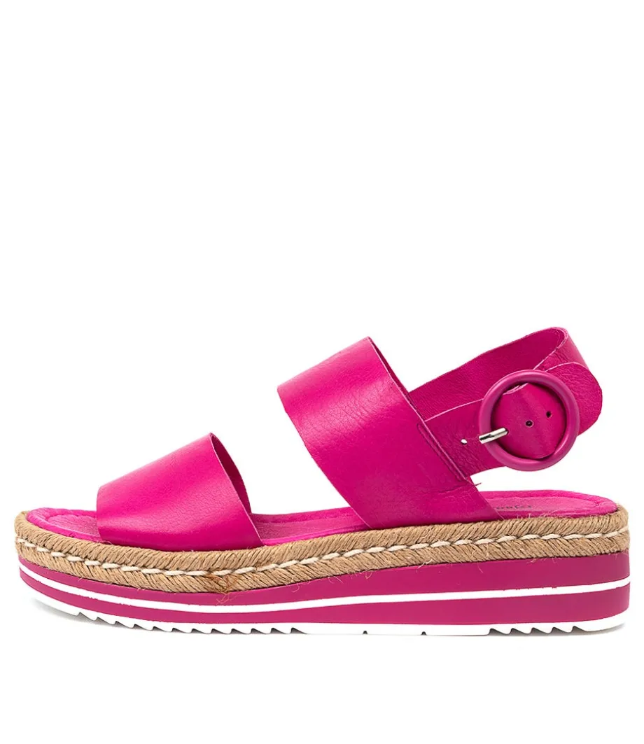 Atha Fuchsia Leather<DJANGO & JULIETTE Best Sale
