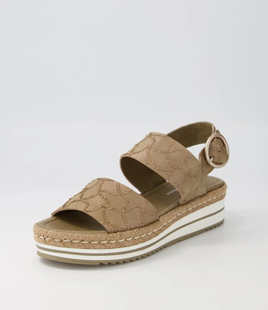 Atha Nutmeg Frill Leather Espadrilles<DJANGO & JULIETTE Fashion