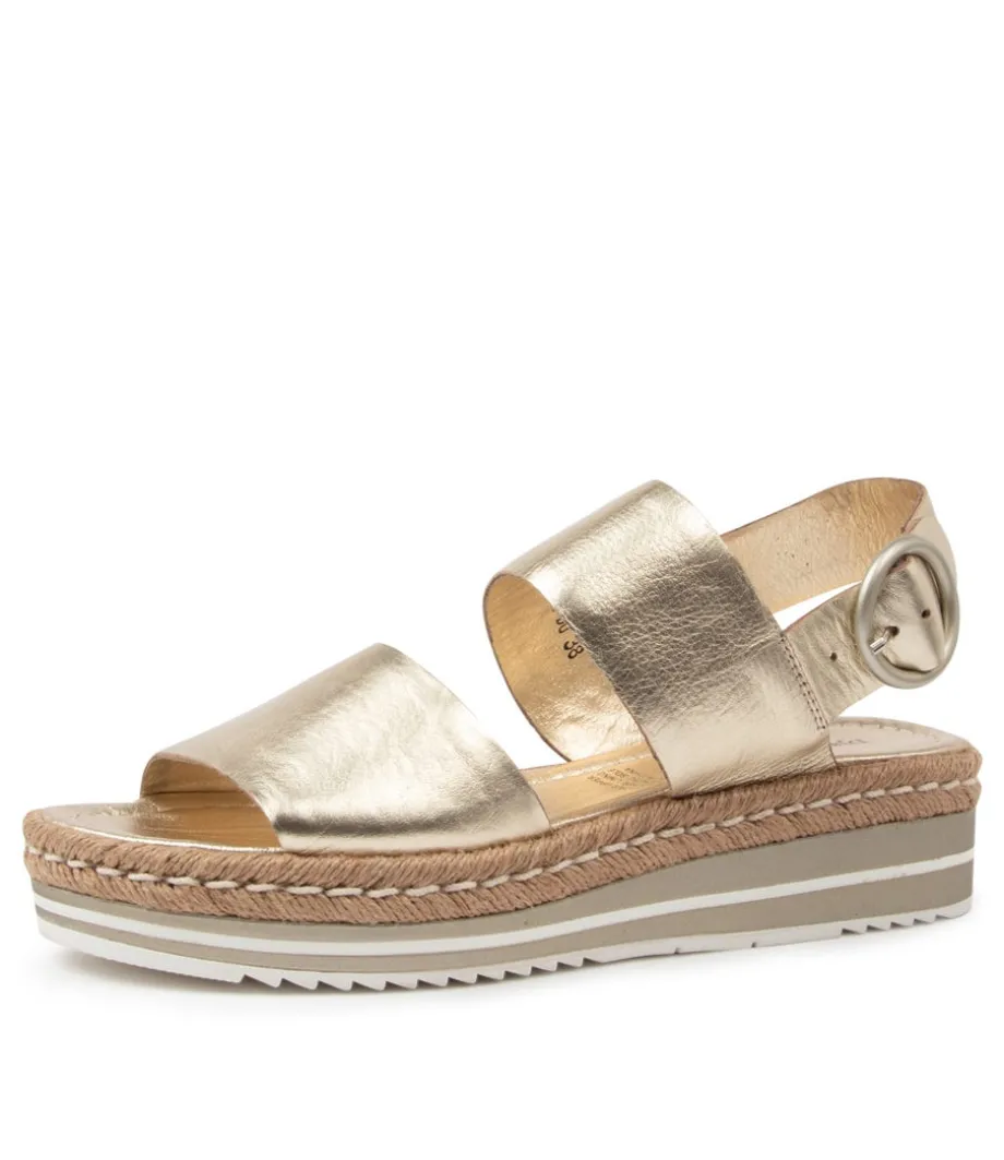 Atha Pale Gold Leather<DJANGO & JULIETTE Sale