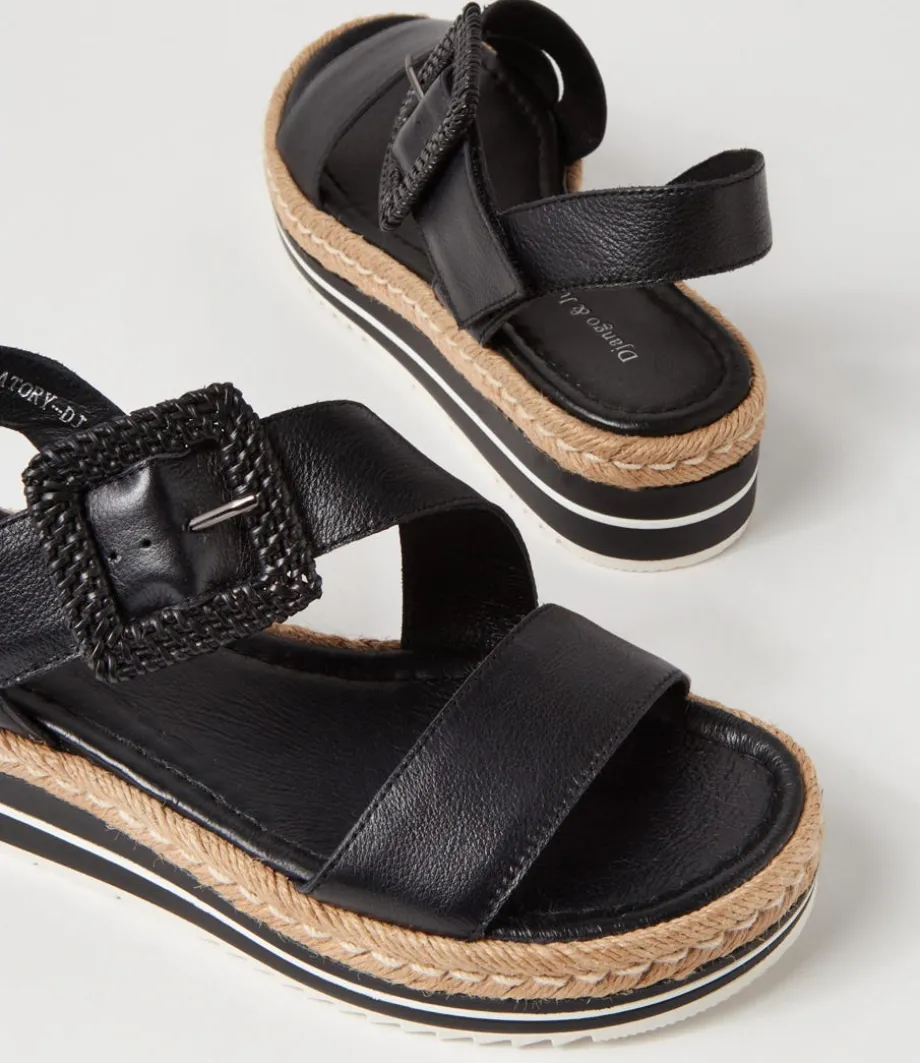 atory_black_leather_espadrilles_4.webp Atory Black Leather Espadrilles<DJANGO & JULIETTE Cheap