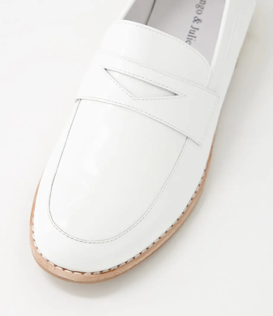 avetta_white_patent_leather_loafers_3.webp Avetta White Patent Leather Loafers<DJANGO & JULIETTE Shop