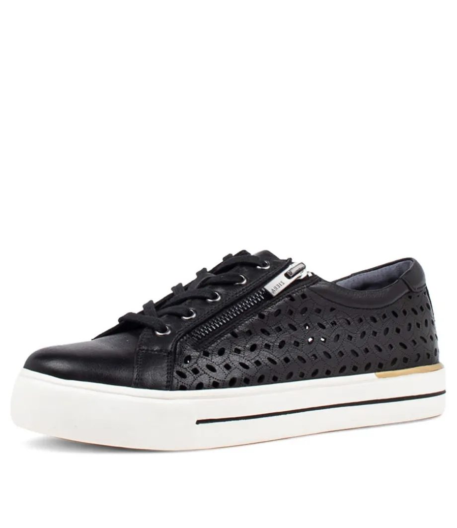 ayleen_w_black_leather_sneakers_1.webp Ayleen W Black Leather Sneakers<ZIERA Best Sale