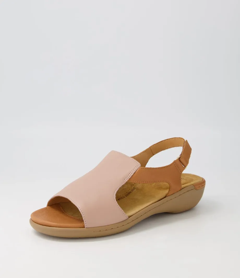 Balinto W Blush Tan Leather Sandals<ZIERA Best Sale