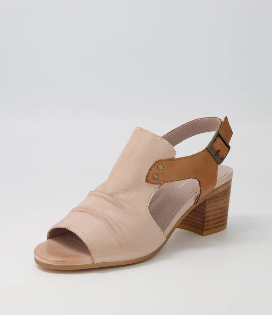 Ballarat Cafe Dark Tan Leather Sandals<DJANGO & JULIETTE Cheap