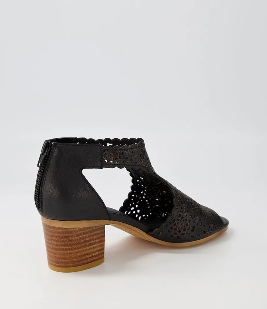 bames_black_natural_heel_leather_sandals_2.webp Bames Black Natural Heel Leather Sandals<DJANGO & JULIETTE Sale