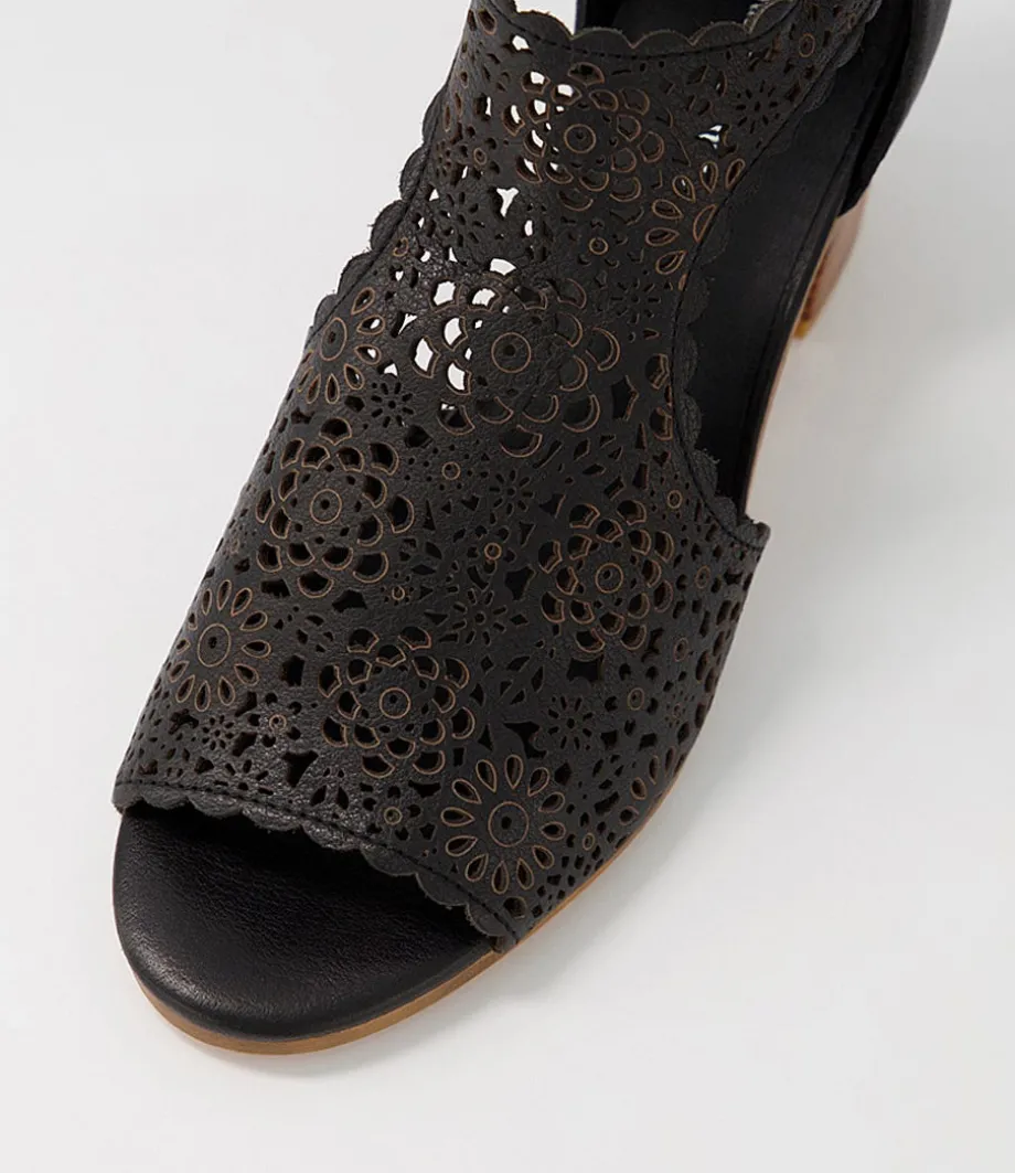 bames_black_natural_heel_leather_sandals_3.webp Bames Black Natural Heel Leather Sandals<DJANGO & JULIETTE Sale