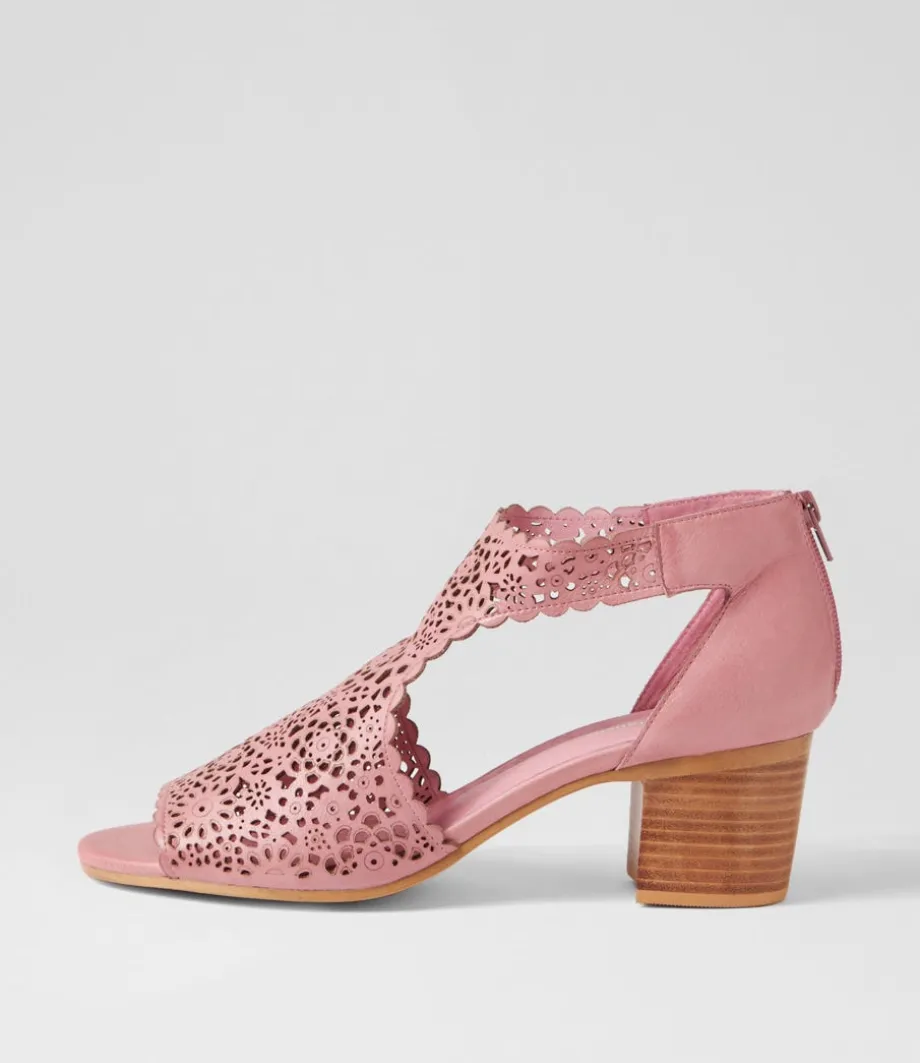 Bames Pretty Pink Leather Sandals<DJANGO & JULIETTE Sale