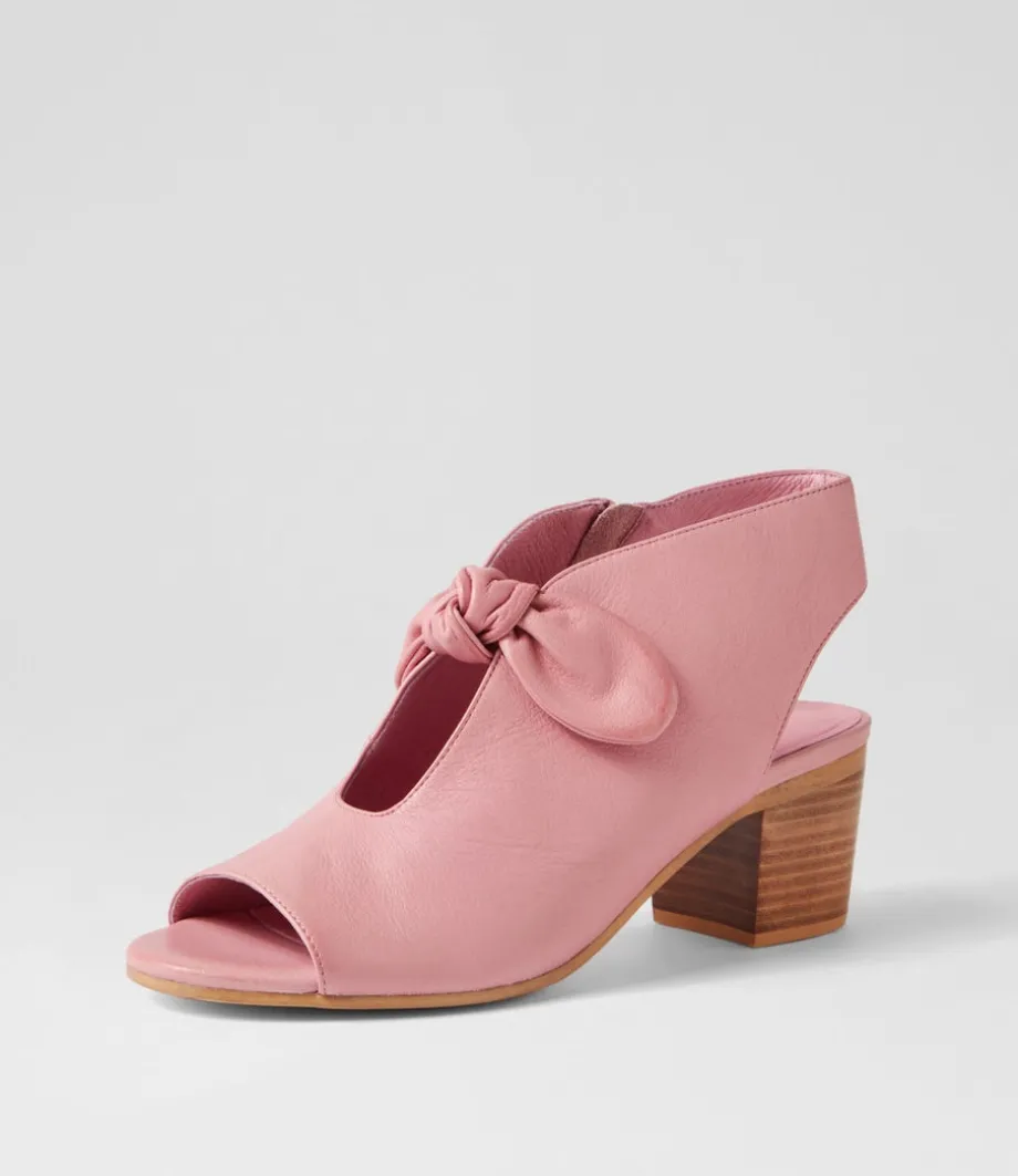 Banana Pretty Pink Leather Sandals<DJANGO & JULIETTE Hot