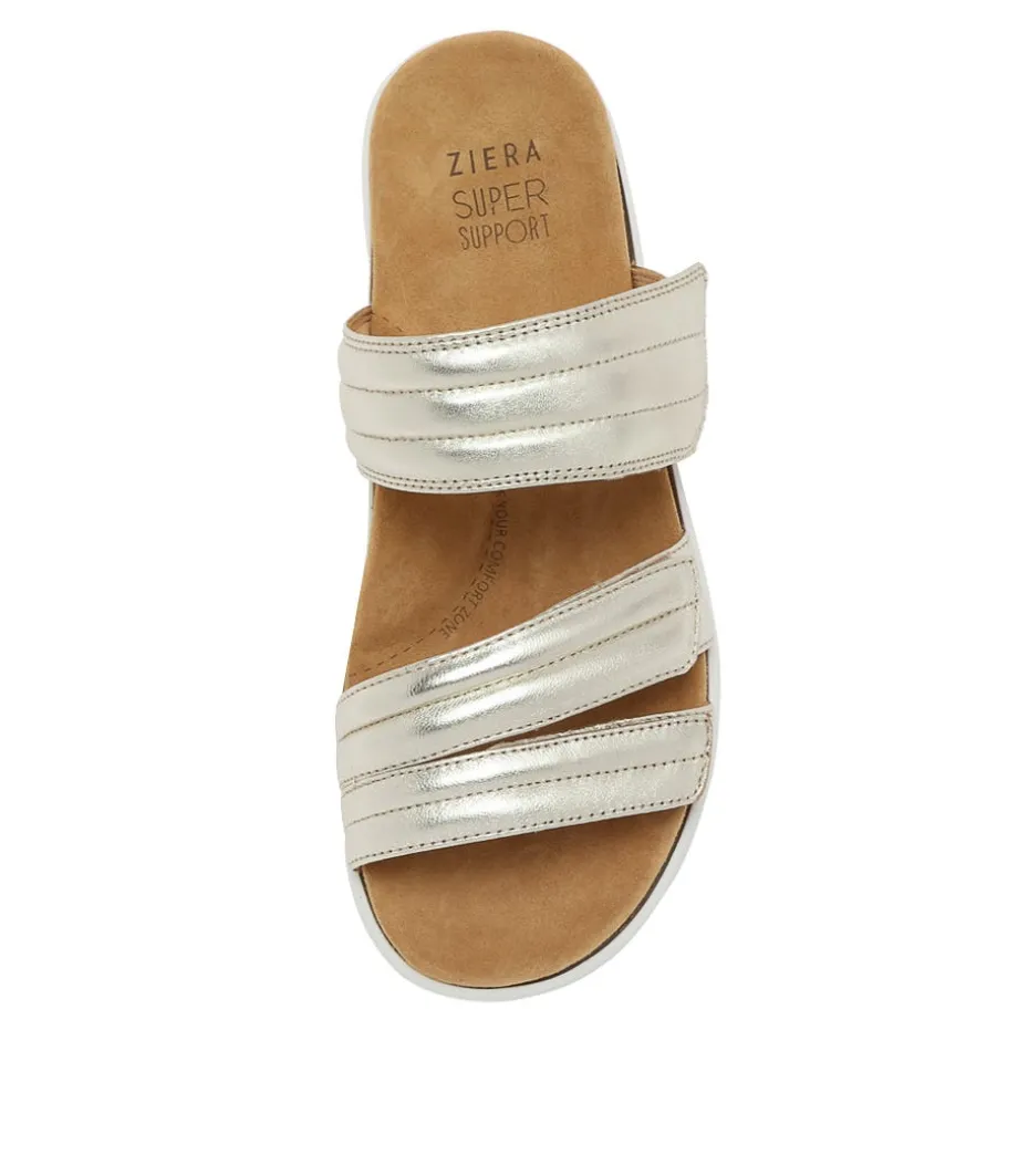 barbra_xw_pale_gold_leather_sandals_ws_4.webp Barbra Xw Pale Gold Leather Sandals Ws<ZIERA Clearance