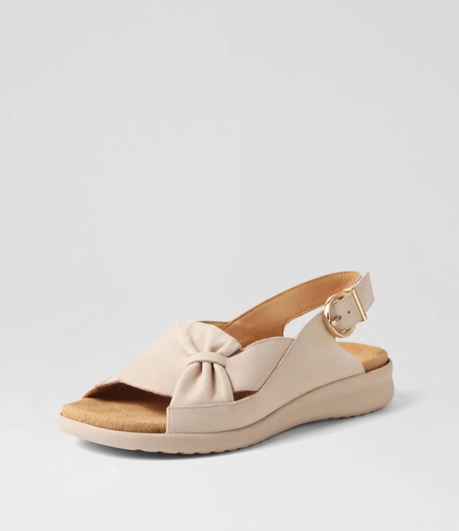 Bari Xw Almond Leather Sandals<ZIERA Flash Sale
