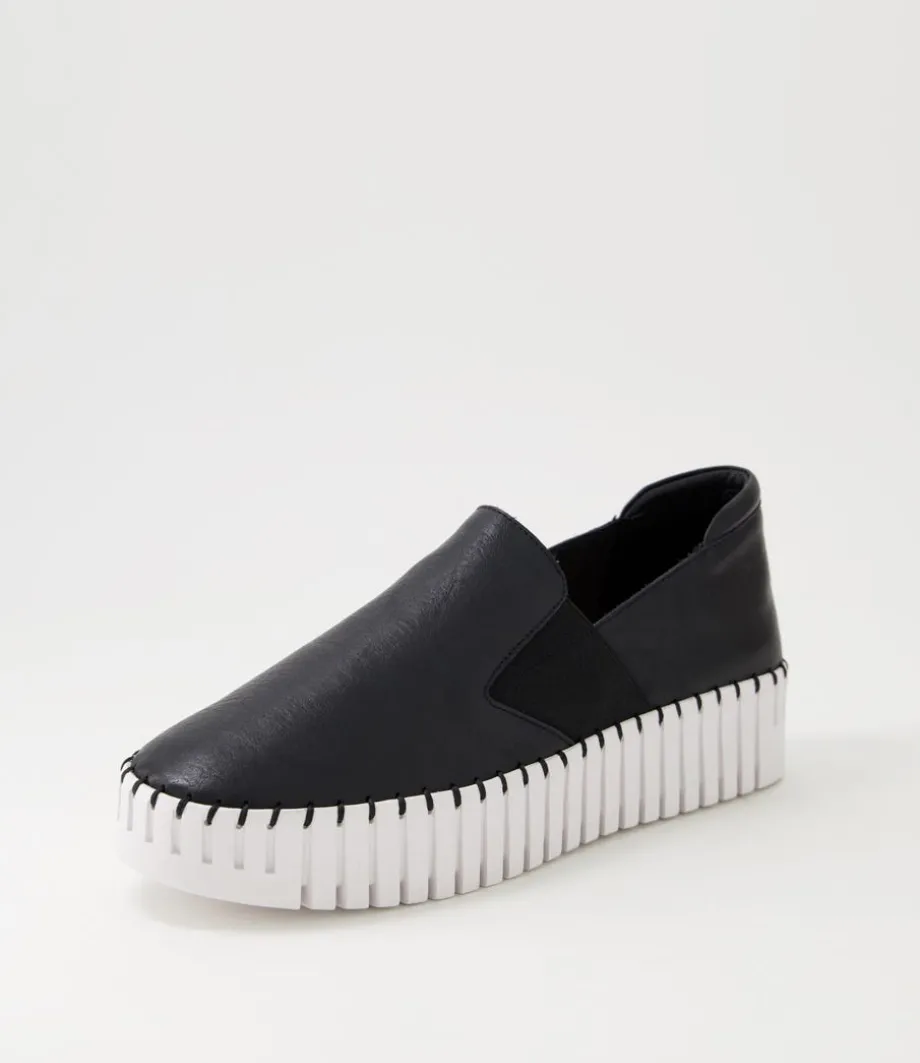 becca_black_white_leather_sneakers_1.webp Becca Black White Leather Sneakers<DJANGO & JULIETTE Hot