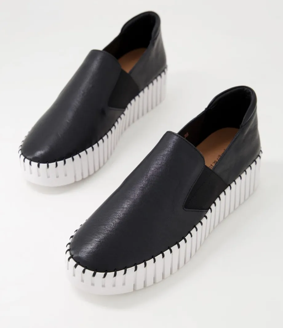 becca_black_white_leather_sneakers_4.webp Becca Black White Leather Sneakers<DJANGO & JULIETTE Hot