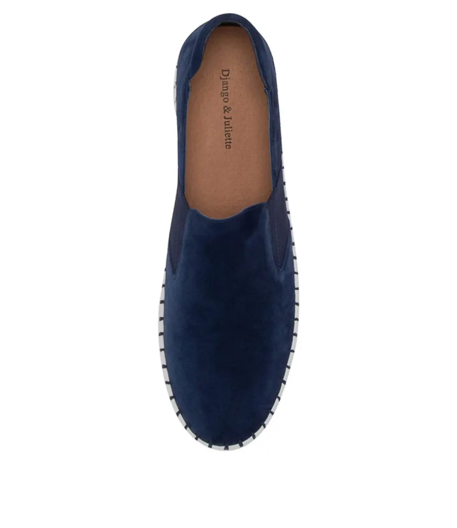 becca_navy_suede_sneakers_ws_4.webp Becca Navy Suede Sneakers Ws<DJANGO & JULIETTE Clearance