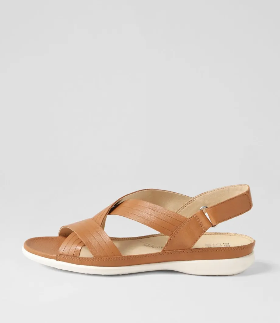 Bellmont W Dark Tan Leather Sandals<ZIERA Online