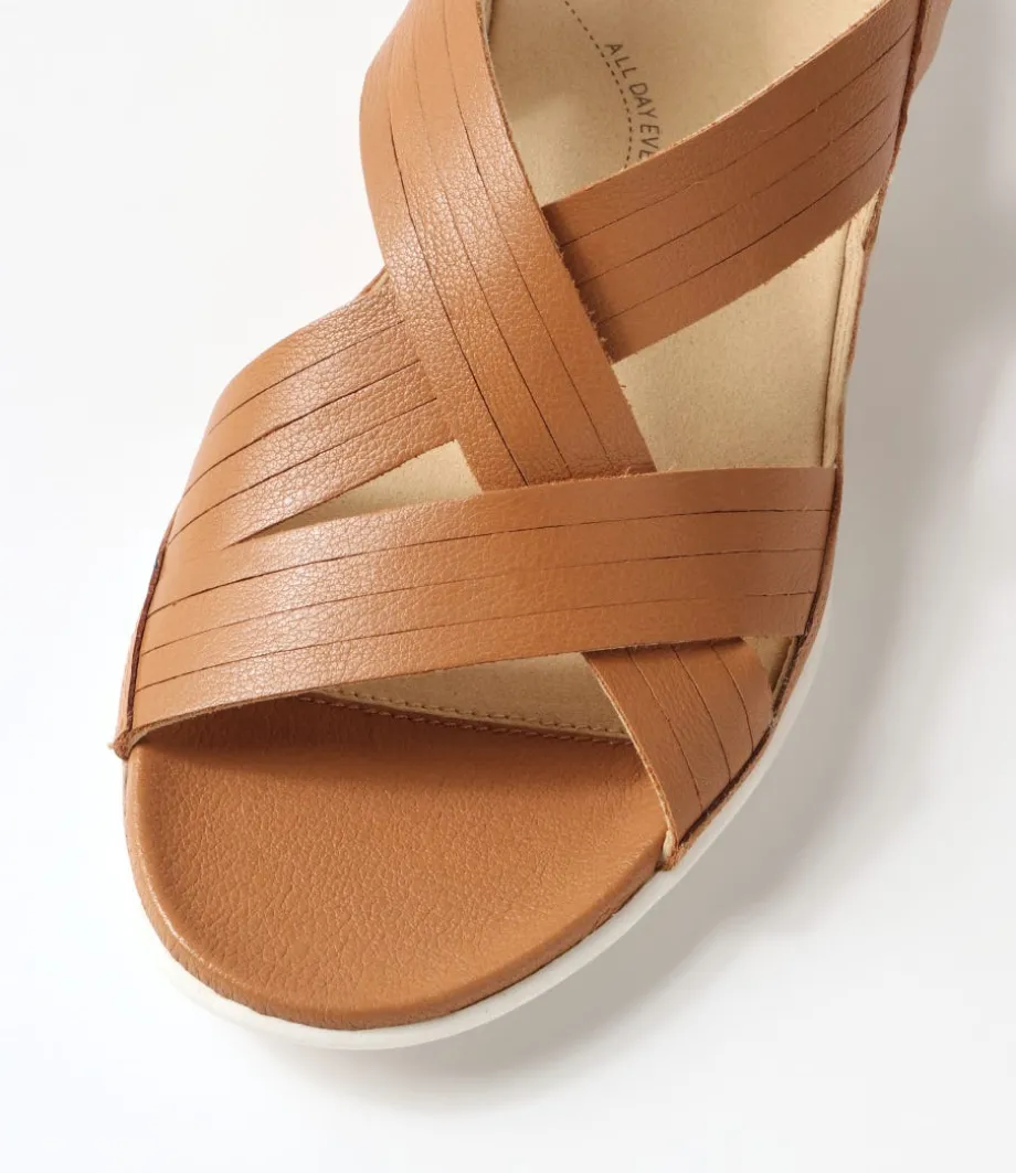 bellmont_w_dark_tan_leather_sandals_3.webp Bellmont W Dark Tan Leather Sandals<ZIERA Online