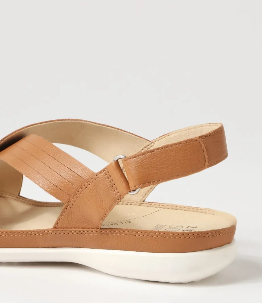 bellmont_w_dark_tan_leather_sandals_4.webp Bellmont W Dark Tan Leather Sandals<ZIERA Online