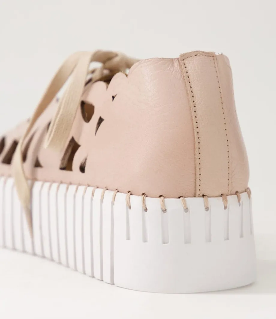 bello_rose_white_leather_sneakers_4.webp Bello Rose White Leather Sneakers<DJANGO & JULIETTE Discount