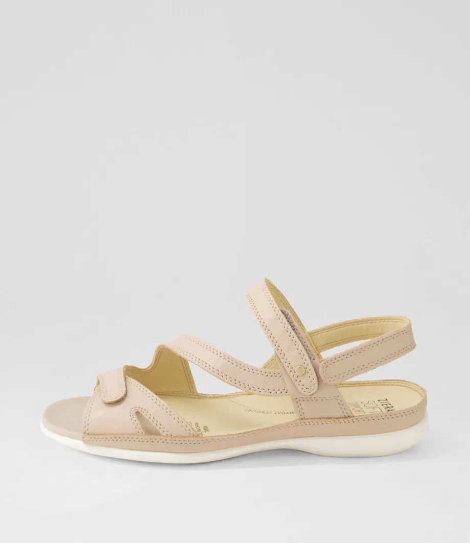 Belta W Nude Leather Sandals<ZIERA Outlet