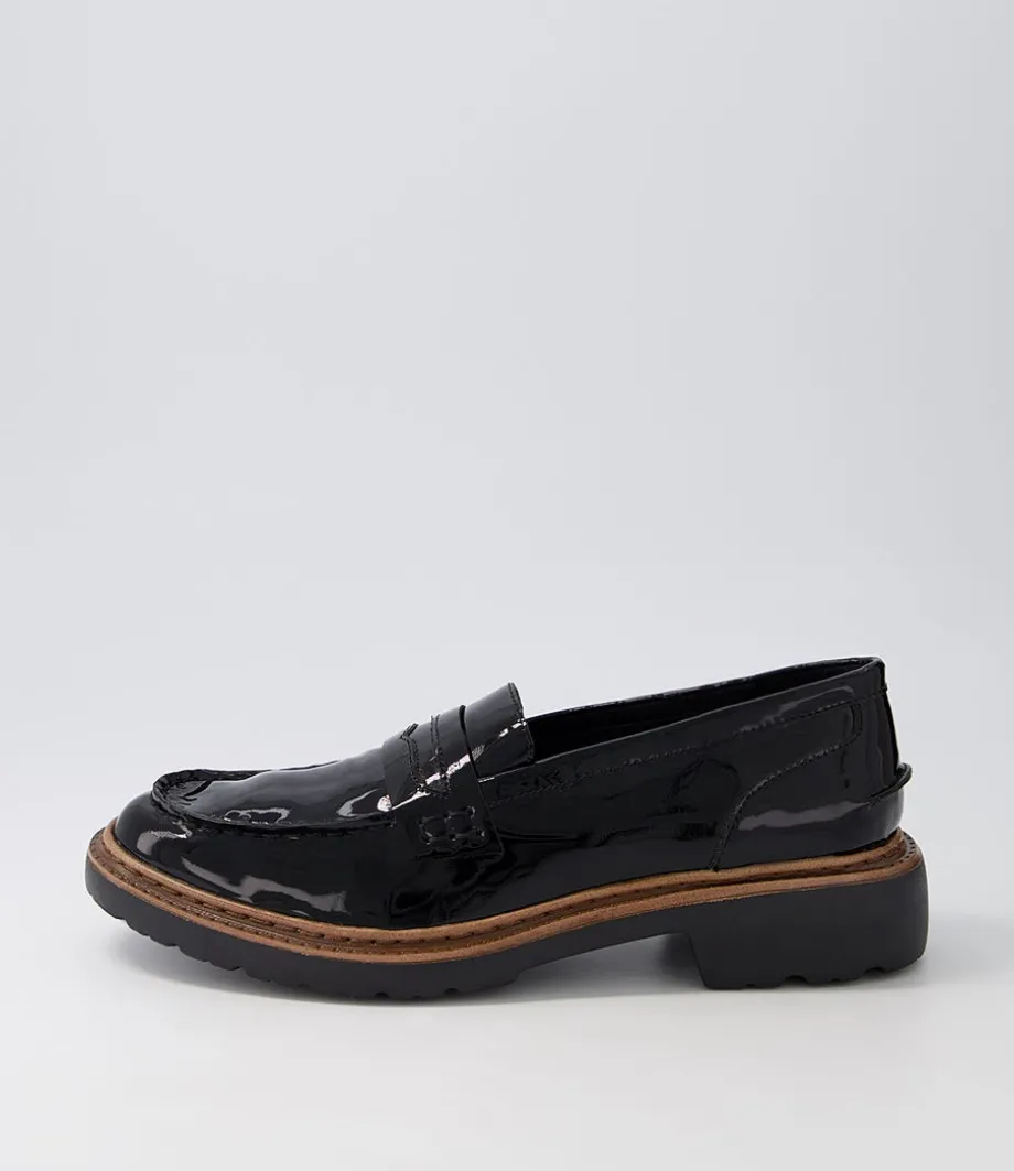 Benicio Black Patent Leather Loafers<DJANGO & JULIETTE Best