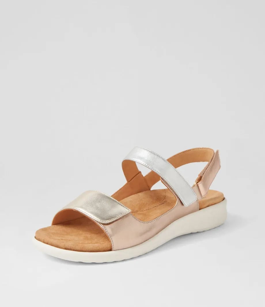 Benji Xw Metallic Multi Leather Sandals<ZIERA Cheap