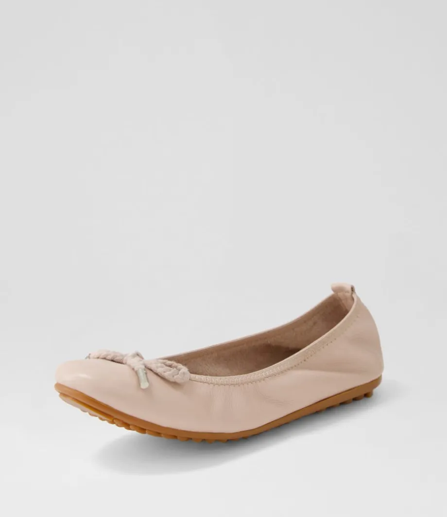Beyond Rose Leather Ballet Flats<DJANGO & JULIETTE New