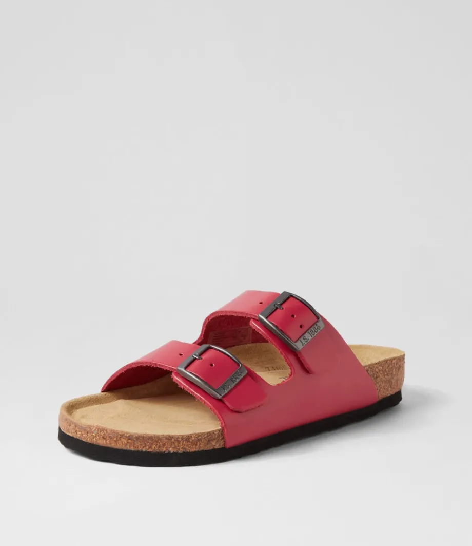 Bianca 01 Pink Leather Sandals<JOSEF SEIBEL Flash Sale