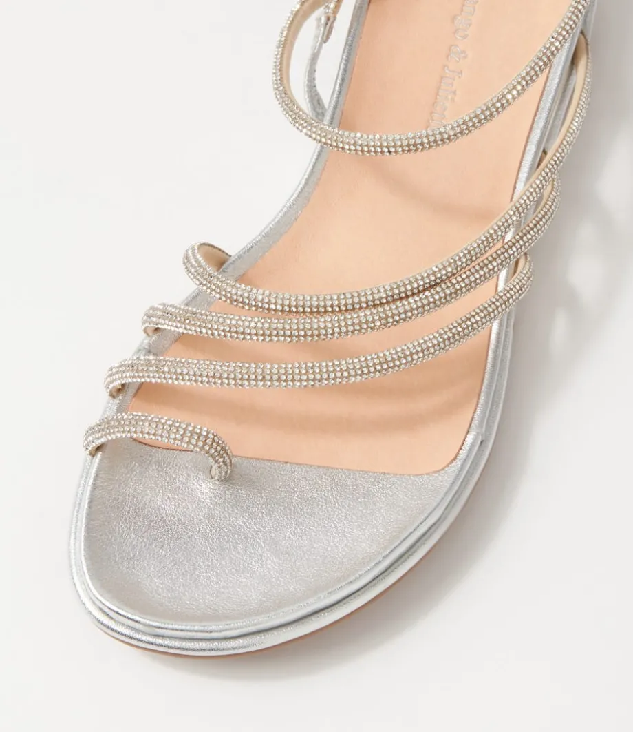 boota_silver_jewel_fabric_sandals_3.webp Boota Silver Jewel Fabric Sandals<DJANGO & JULIETTE New