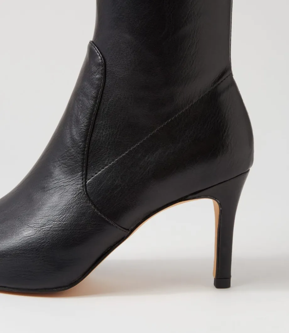 boydy_black_stretch_smooth_knee_high_boots_4.webp Boydy Black Stretch Smooth Knee High Boots<TOP END Cheap