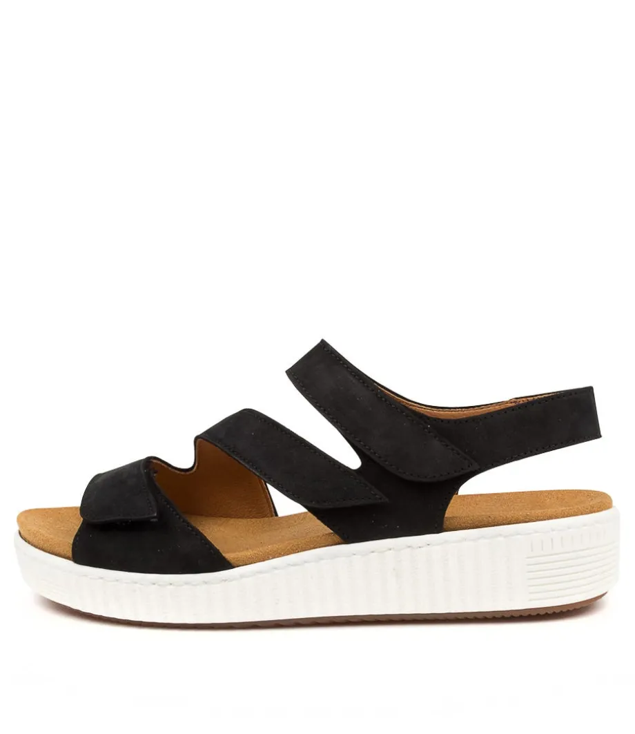 Brielle Ga Night Blue Nubuck<GABOR Cheap