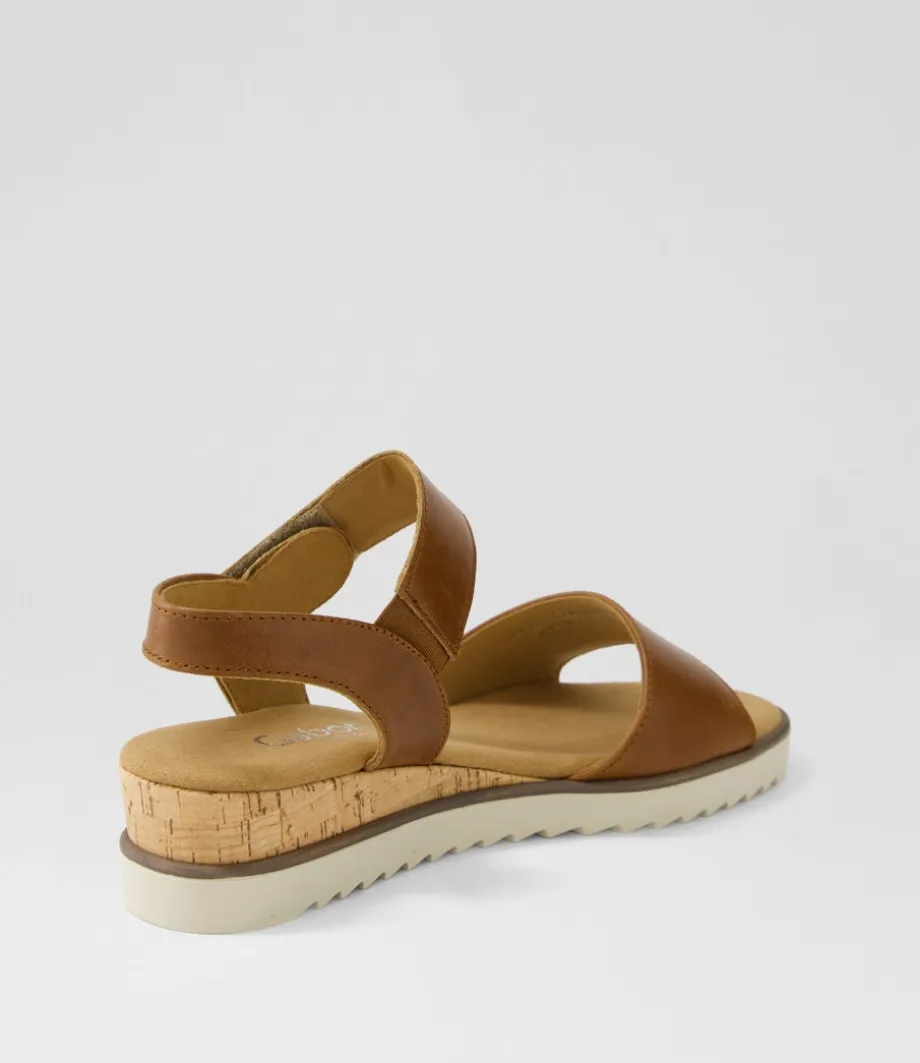 briva_camel_leather_sandals_2.webp Briva Camel Leather Sandals<GABOR Sale