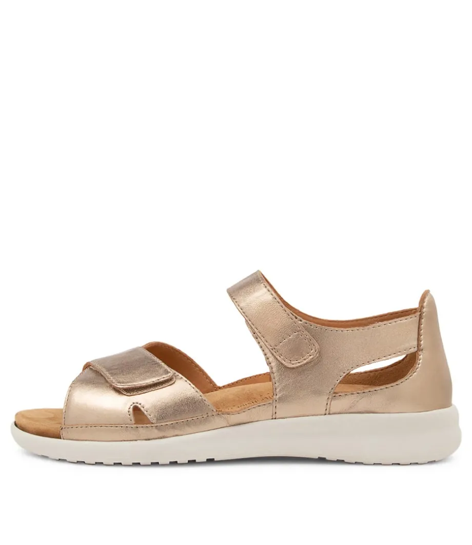 Bronn Xw Champagne Leather Sandals Ws<ZIERA Best Sale