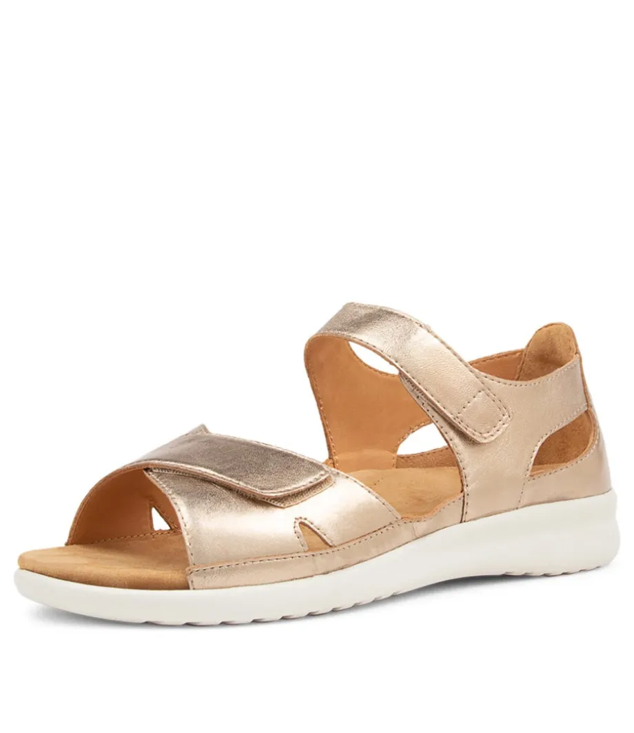 Bronn Xw Champagne Leather Sandals Ws<ZIERA Best Sale