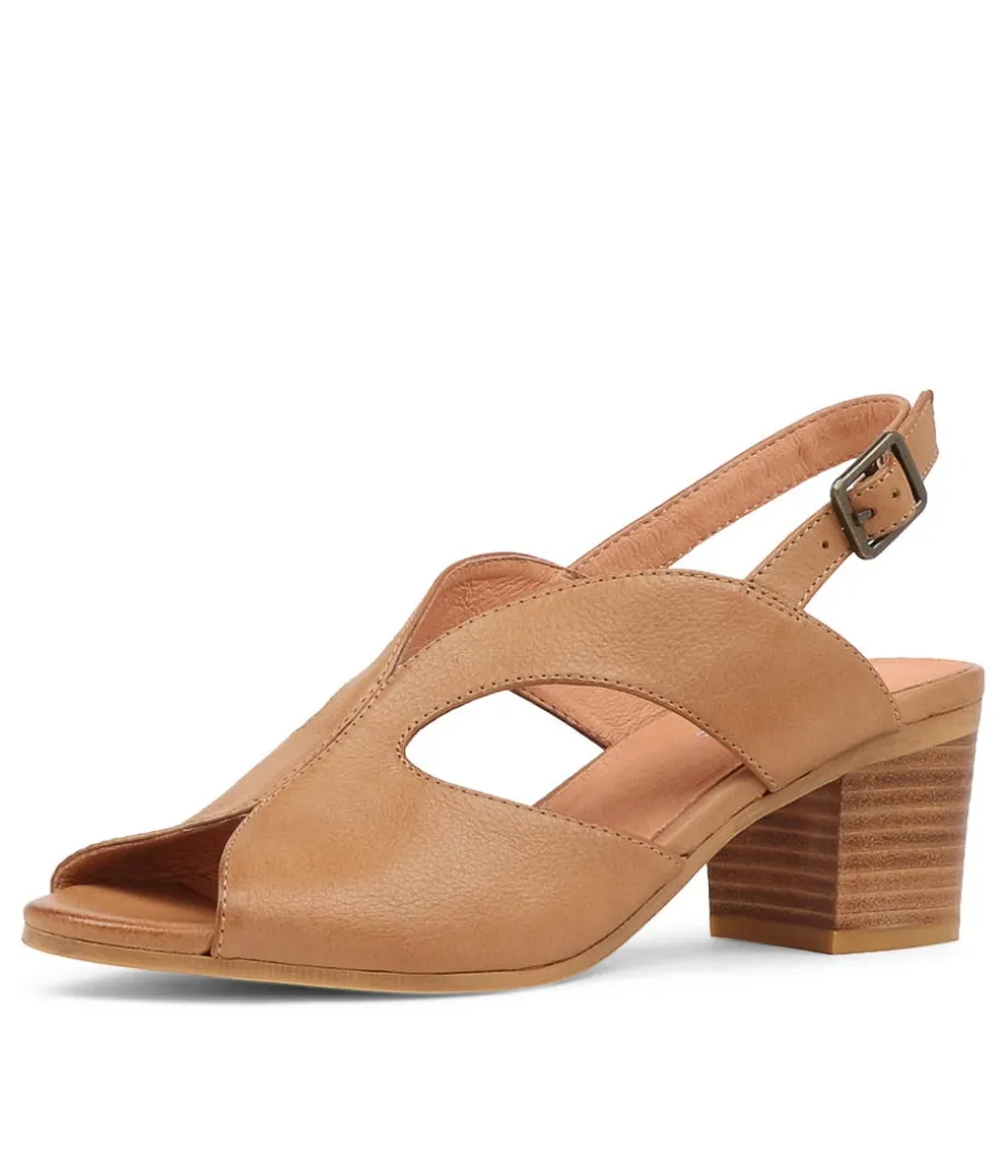 Bubba Dark Tan Leather Sandals<DJANGO & JULIETTE Discount