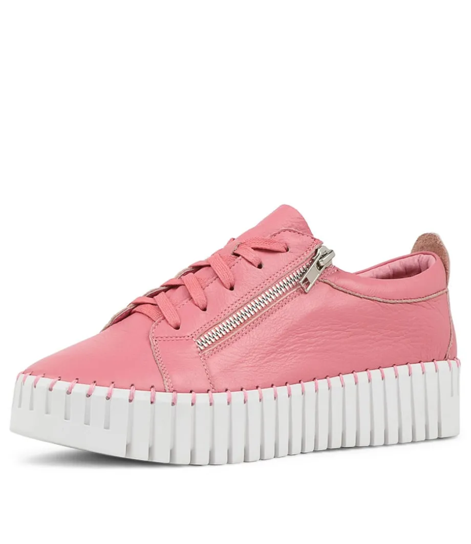 Bump Pretty Pink Leather Sneakers Ws<DJANGO & JULIETTE Online