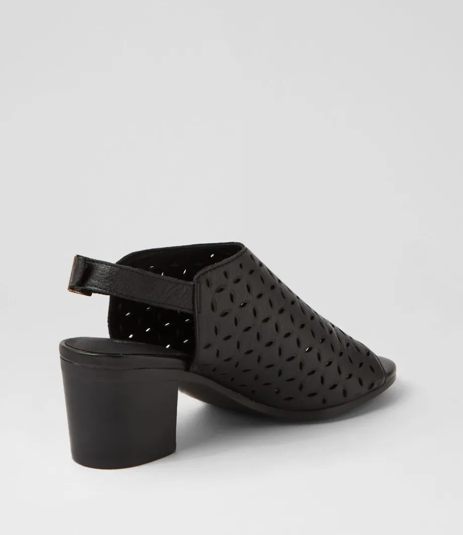 burne_black_leather_sandals_2.webp Burne Black Leather Sandals<DJANGO & JULIETTE Clearance