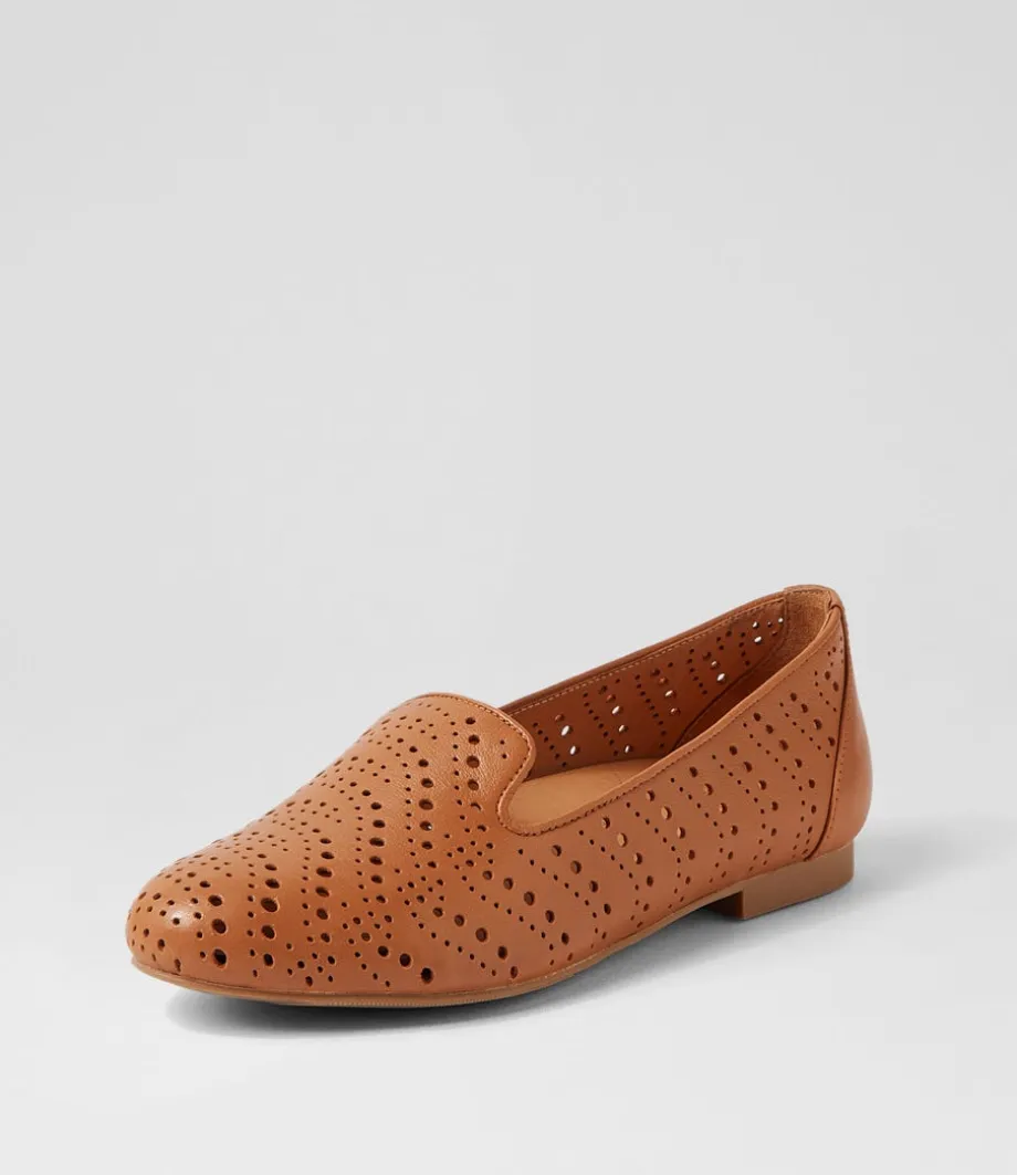 Calbert Xf Tan Leather Loafers<ZIERA Store